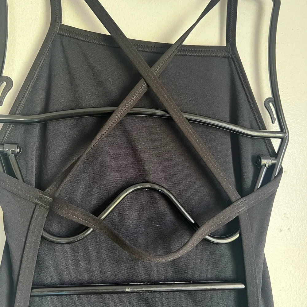 Speedo Endurance Black Cross Back Swimsuit Size 30